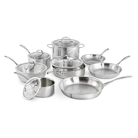 Calphalon Tri Ply Stainless Steel 13 Piece Set