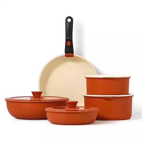 Nonstick Detachable Handle Cookware Set